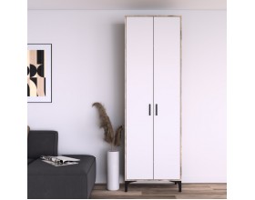 Шкаф АС (ШК) 70.2 белый-дуб юкон