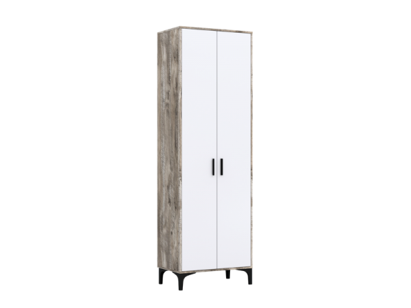 Шкаф АС (ШК) 70.2 белый-дуб юкон