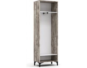 Шкаф АС (ШК) 70.2 белый-дуб юкон