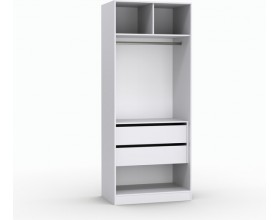 Шкаф Лора (Модерн) для одежды Ш 900.2 белый