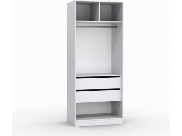 Шкаф Лора (Модерн) для одежды Ш 900.2 белый