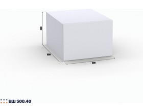 Шкаф Лора (Модерн) ВШ 500.40 белый