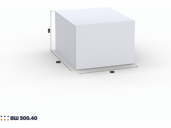 Шкаф Лора (Модерн) ВШ 500.40 белый