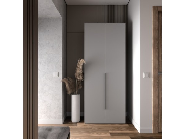 Шкаф Лора (Модерн) для одежды Ш 900.3 серый шифер