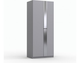 Шкаф комбинированный Рози "Дезире-2Д" серый