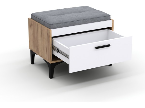 Тумба АВ (ТК) 90.1 белый-дуб крафт