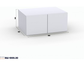 Шкаф Лора (Модерн) ВШ1000.30 белый