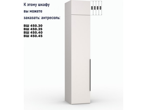 Шкаф Лора (Модерн) ВШ 450.35 кашемир