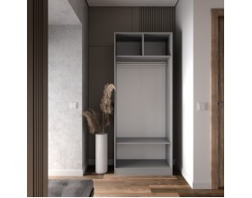 Шкаф Лора (Модерн) для одежды Ш 1000.3 серый шифер