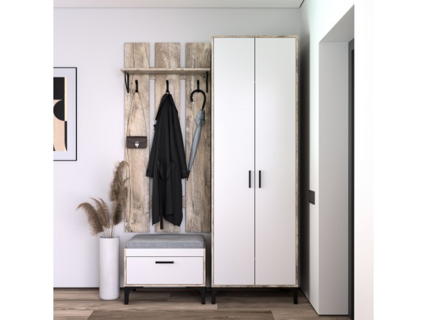 Тумба АВ (ТК) 90.1 белый-дуб юкон