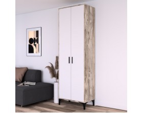 Шкаф АС (ШК) 90.2 белый-дуб юкон