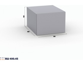 Шкаф Лора (Модерн) ВШ 400.45 серый шифер