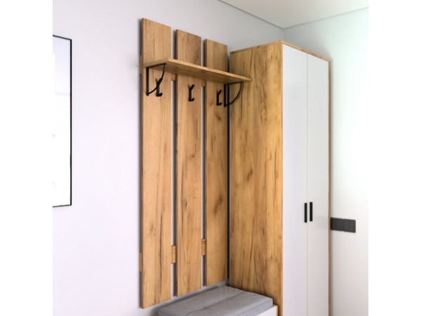 Вешалка АМ (ВК) 90 дуб крафт