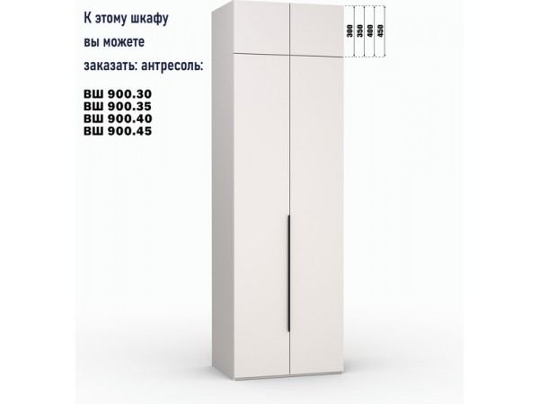 Шкаф Лора (Модерн) для одежды Ш 900 кашемир