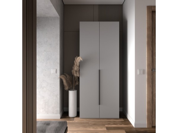 Шкаф Лора (Модерн) для одежды Ш 1000.2 серый шифер