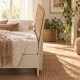 Кровать Омега "Агата-1,6" кашемир/дуб крафт