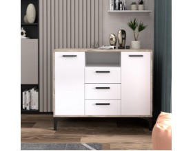 Тумба АВ (ТК) 130.2-3 белый-дуб юкон