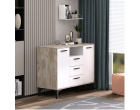 Тумба АВ (ТК) 130.2-3 белый-дуб юкон