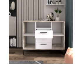 Тумба АВ (ТК) 130.2-3 белый-дуб юкон