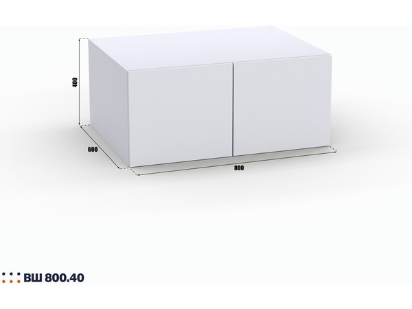 Шкаф Лора (Модерн) ВШ 800.40 белый