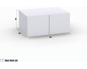 Шкаф Лора (Модерн) ВШ 900.30 белый
