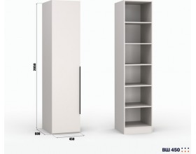 Шкаф Лора (Модерн) для одежды Ш450 кашемир