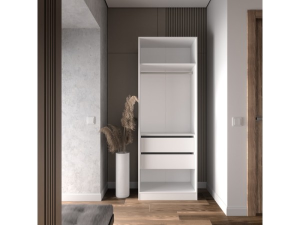 Шкаф Лора (Модерн) для одежды Ш 800.2 белый