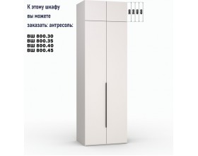 Шкаф Лора (Модерн) для одежды Ш 800 кашемир