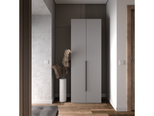 Шкаф Лора (Модерн) для одежды Ш 800 серый шифер