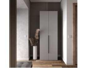 Шкаф Лора (Модерн) для одежды Ш 800.3 серый шифер