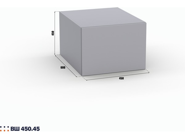 Шкаф Лора (Модерн) ВШ 450.45 серый шифер