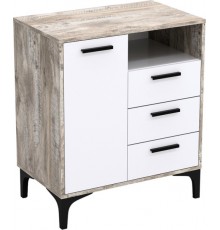 Тумба АВ (ТК) 90.1-3 белый-дуб юкон