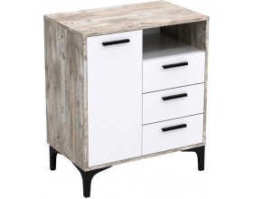 Тумба АВ (ТК) 90.1-3 белый-дуб юкон