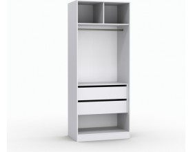 Шкаф Лора (Модерн) для одежды Ш 1000.2 белый