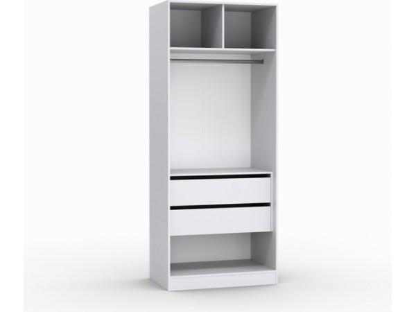 Шкаф Лора (Модерн) для одежды Ш 1000.2 белый