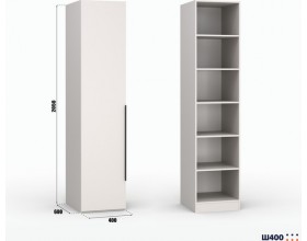 Шкаф Лора (Модерн) для одежды Ш400 кашемир