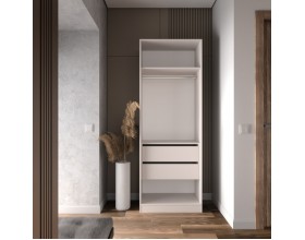 Шкаф Лора (Модерн) для одежды Ш 800.2 кашемир