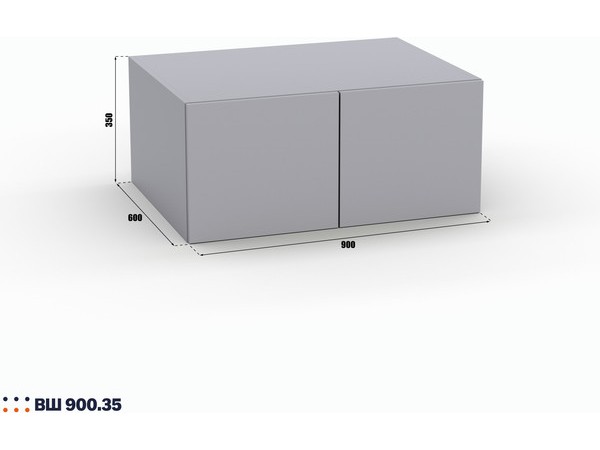Шкаф Лора (Модерн) ВШ 900.35 серый шифер