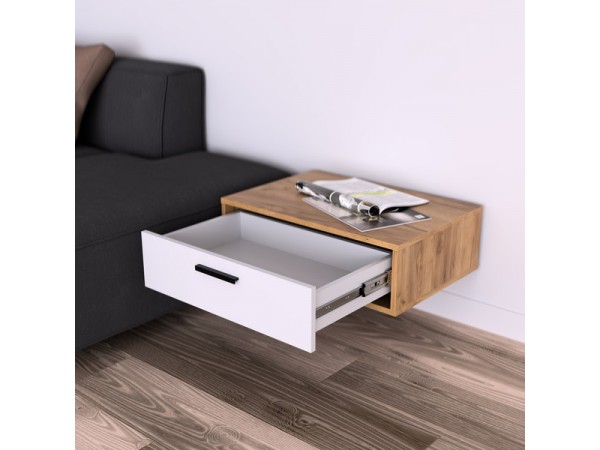 Тумба КнТ (ТнК) 90-1 белая-дуб крафт