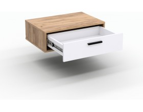 Тумба КнТ (ТнК) 90-1 белая-дуб крафт