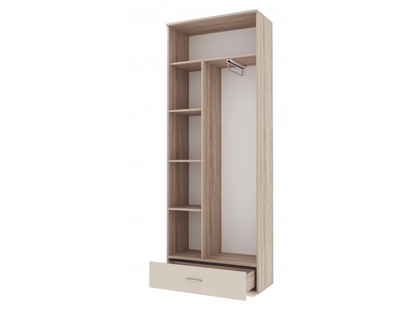 ИТАЛИЯ Шкаф ШК1Я-800 Дуб Экспресив песочный-Сатин