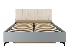 ЕВА Кровать 1600 с ортопедом Дуб Экспресив песочный Фрост