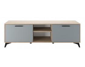 ЕВА Тумба 1600 2С Дуб Экспрессив-Фрост