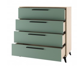 ЕВА Комод 900 4Я Дуб Экспресив песочный Муссон