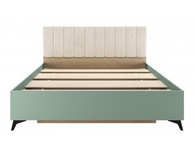 ЕВА Кровать 1600 с настилом ЛДСП Дуб Экспресив песочный Муссон