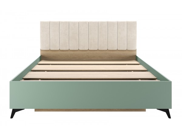 ЕВА Кровать 1600 с настилом ЛДСП Дуб Экспресив песочный Муссон