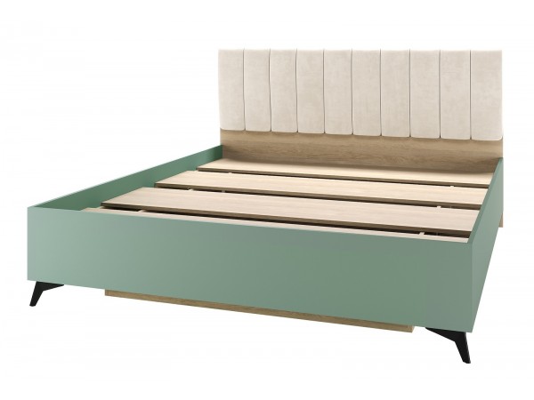 ЕВА Кровать 1600 с настилом ЛДСП Дуб Экспресив песочный Муссон