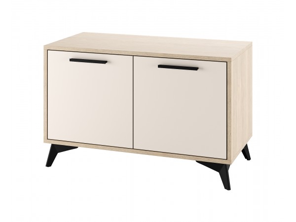 ЕВА Тумба 800 2С Дуб Экспресив песочный Сатин