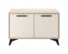 ЕВА Тумба 800 2С Дуб Экспресив песочный Сатин