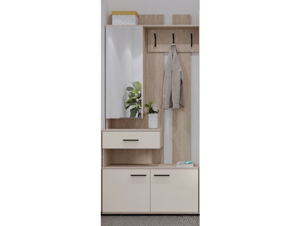 ИТАЛИЯ Модуль универсальный МУ-1000 Дуб Экспресив песочный-Сатин